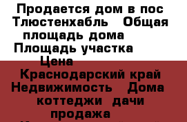 Продается дом,в пос.Тлюстенхабль › Общая площадь дома ­ 46 › Площадь участка ­ 14 › Цена ­ 1 250 000 - Краснодарский край Недвижимость » Дома, коттеджи, дачи продажа   . Краснодарский край